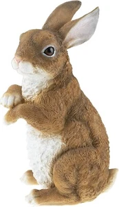 Realistic Parent-Baby Rabbit Figurine for Lawn, Garden & Porch Decoration - Picture 1 of 8