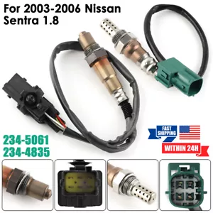 OEM Upstream & Downstream Oxygen O2 Sensor For 2003-2006 Nissan Sentra 1.8L - Picture 1 of 12