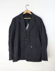 Sophnet Nylon Technical Blazer Jacket L M Black Rain Japan Lightweight Travel - Picture 1 of 10