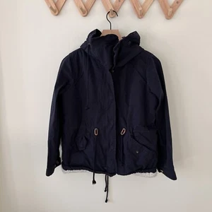 Giacca di utilità Love Tree Sherpa foderata 100% cotone blu navy - media - Foto 1 di 10