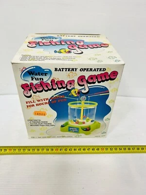 Fishing Game Water Game Battery Operated New Vintage Rosa - Image 1 of 4