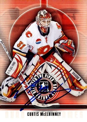 Curtis McElhinney - Signed 2008-09 ITG Between The Pipes Future Stars #13 - Image 1 of 2