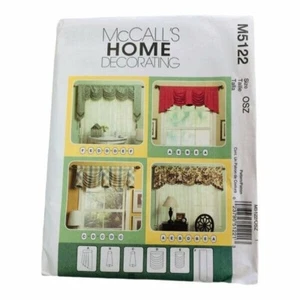 Cenefas McCall's patrón de costura 5122 decoración del hogar sin cortar - Imagen 1 de 2