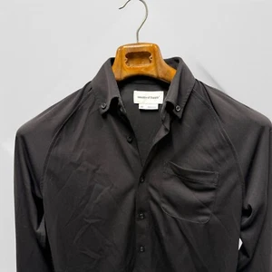 Ministry of Supply Men's Apollo Raglan Sport Shirt - Black XS - Picture 1 of 9