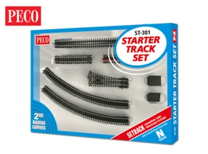 Peco ~ N Scale ~ Starter Track Set ~ 2nd Radius ~ ST-301 - Picture 1 of 1