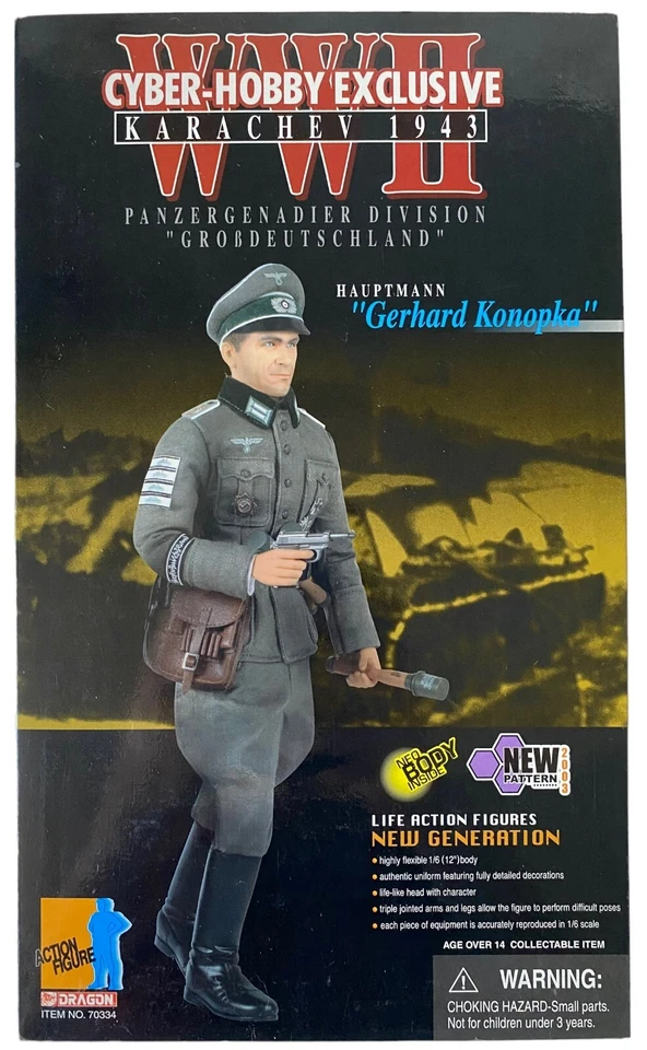Figura Dragon Cyber-Hobby Segunda Guerra Mundial Panzergenadier Division Hauptmann Gerhard Konopka Foto 1 de 1