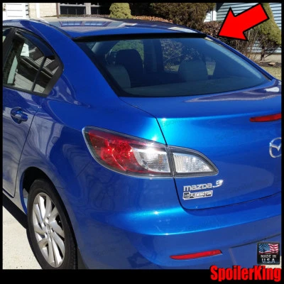 SpoilerKing alerón de techo ventana trasera (se adapta a Mazda 3 2010-13 4 puertas) 284R  Foto 1 de 4