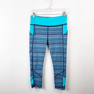 Lululemon Pace Rival Crop Space Dye Twist Naval Blue Peacock Blue / Peacock Blue - Bild 1 von 11