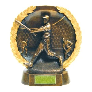 TROFEO PREMIAZIONE "BASEBALL - BATTUTA GIOCO" - RESINA - Marca WINNER EAGLE - Imagen 1 de 1