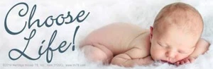 Elige pegatina parachoques Life Pro-Life - Imagen 1 de 1