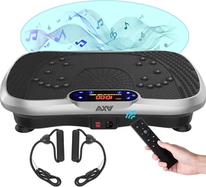 AXV Fitness Piattaforma Vibrante – Macchina LED per Esercizi Allenamento Tutto il Corpo - Foto 1 di 10