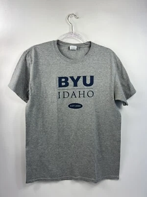 Camiseta deportiva Jerzees para mujer talla M gris BYU Idaho atlética manga corta Foto 1 de 4