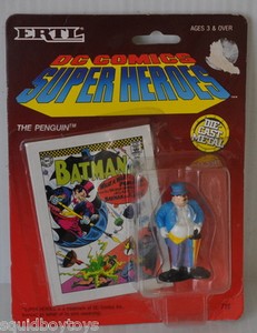 DC COMICS Super Heroes THE PENGUIN Diecast Figure ERTL 1990 sealed