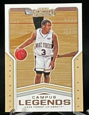 2020-21 Contenders Draft Picks Campus Legends #31 Chris Paul Wake Forest - Image 1 of 2