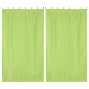 54"x108" Outdoor Privacy Curtain Panel Tab Top UV30+ Patio Porch Pergola 2 Piece - Picture 1 of 8