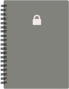 Spiral Password Book With Alphabetical Tabs - 7 X 5 Inch Password Keep - Picture 1 of 7