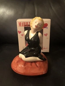 Marilyn Monroe Herz Keramik Salz Pfeffer Set 1996 Ton Kunst Neu in offener Box - Bild 1 von 4