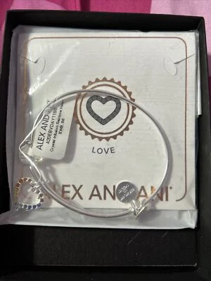 Alex And Ani Cristal Infusão Coração Arco-íris Novo com etiquetas ORGULHO Pulseira Pulseira de Amor - Imagem 1 de 4