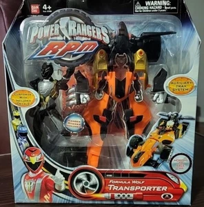 Power Rangers RPM Formula Wolf Transporter w 5" Black Wolf Ranger New 2009 - Picture 1 of 13