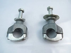 04 Harley Davidson Touring Electra Glide Handlebar Clamp Set #248 FLHTI FLHTPI - Picture 1 of 6
