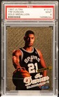 14598224 TIM DUNCAN 1997 Fleer Ultra 131G Gold Medallion RC Rookie PSA 9 MINT