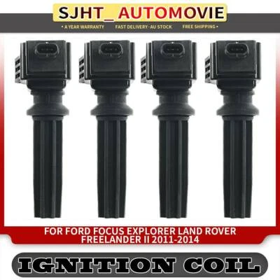 4x Ignition Coils For Ford Focus Explorer Land Rover Freelander II L359 11-2014 - image 1 of 4