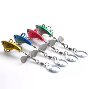 4PCS Spinner Bait Sequin Spoon Metal Wobbler 8.5cm 12g Carp Pesca Fishing Lures - Picture 1 of 9
