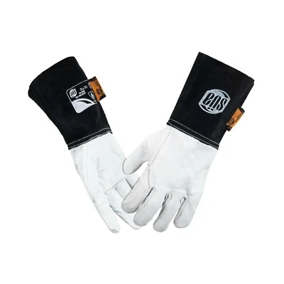 SÜA TIG Welding Gloves - Pearl Goat Grain Leather with 6" Cow Split Leather Cuff - Image 1 of 2