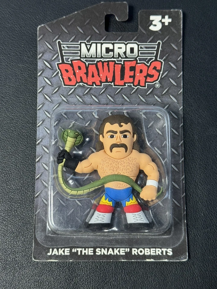 Nuevo Sellado Jake the Snake Roberts AEW WWF WWE Micro Brawlers Lucha Libre Nuevo en Caja Sin Paquete Foto 1 de 1