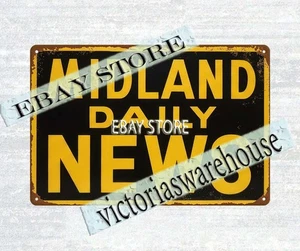 midland daily news Blechschild - Bild 1 von 4