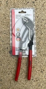 Wiha 10 Inch One-Hand Adjustable Auto Grip Pliers 32637 - Picture 1 of 4