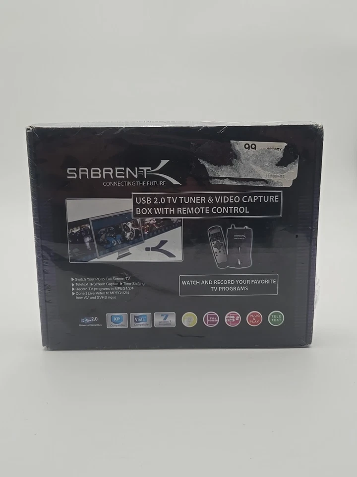 Sabrent PCI TV Tuner / Video Capture Card With Remote Control, New Sealed - Image 1 of 3