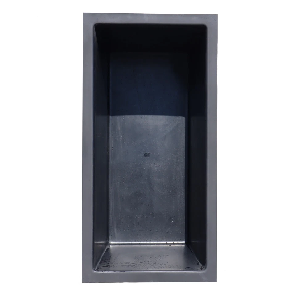 GFK Rechteckbecken (Schwarz) 140 x 70 x 60cm Teichbecken Rechteckig - Bild 1 von 1