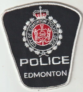 Parche obsoleto antiguo de la policía de Canadá de Edmonton enviado desde Australia - Imagen 1 de 2