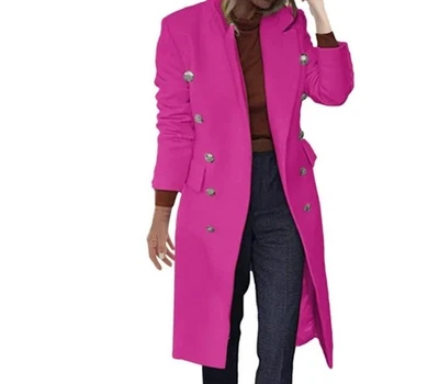 Sobrecasaco rosa quente tamanho pequeno novo com etiquetas - Imagem 1 de 4