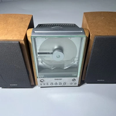 Sony CMT-EX1 CD-плеер AM/FM комбо с динамиками / на запчасти или ремонт - Изображение 1 из 4