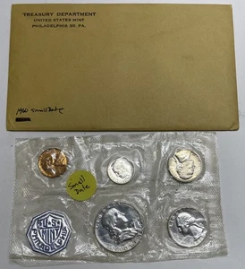 1960 U.S. United States Proof Set Small Date - Picture 1 of 10