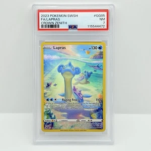 CARTA POKEMON CARD LAPRAS GG05/GG70 - CROWN ZENIT - ENG - PSA 7 - Foto 1 di 4