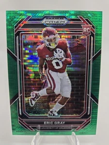 Selecciones de draft Panini Prizm 2023 Eric Gray #132 Green Pulsar Prizm/25 (RC) raro - Imagen 1 de 7