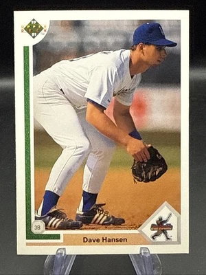 1991 Upper Deck - Star Rookie Dave Hansen #4 - Image 1 of 2