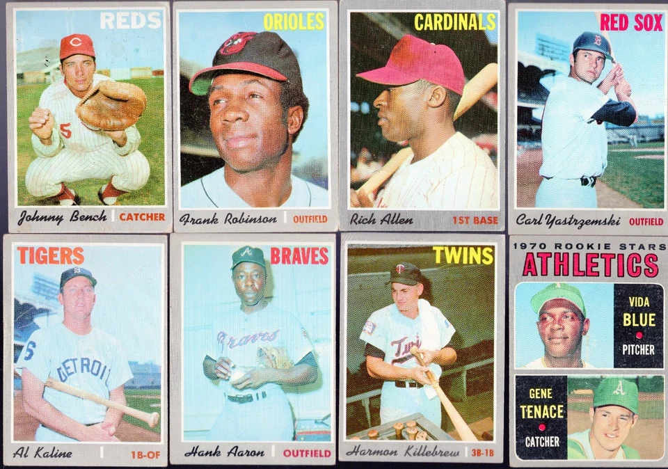 1970 Topps Starter Set (600/720) 1 Graded! Aaron, Bench, Mays, Banks Clemente 🔥 - Image 1 of 4