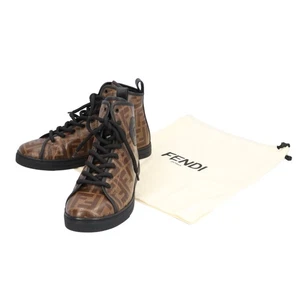 Sneakers FENDI 8E6594 in pelle pvc taglio alto sneakers Zucca usate - Foto 1 di 7