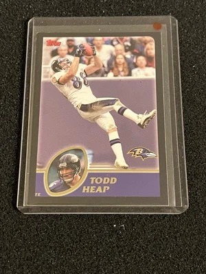 Todd Heap 2003 Topps Black #d /150 Ravens #125 - Image 1 of 2