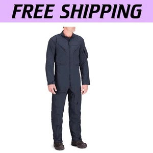 Multipurpose Mens Coverall - Lightweight Polyester-Cotton Flight Suit for Work - Picture 1 of 7