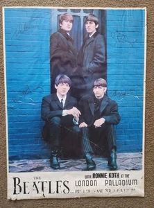 Póster de los Beatles 1964 NEMS ENTERPRISES LTD - Imagen 1 de 6