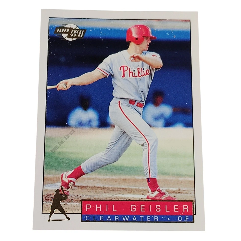 Phil Geisler, Clearwater Phillies, No. 245,  93-94 Fleer Excel Minor Leagues - Image 1 of 4