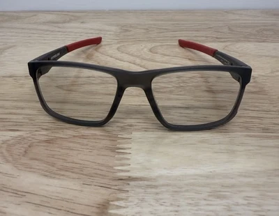 Monturas de gafas Oakley Crosslink gris humo satinado rojo para hombre OX8078-0554 Foto 1 de 4