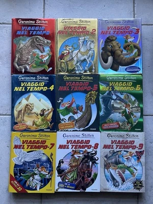 Geronimo Stilton – Viaggio nel Tempo vol. 1-9 | Libri per bambini - Immagine 1 di 3
