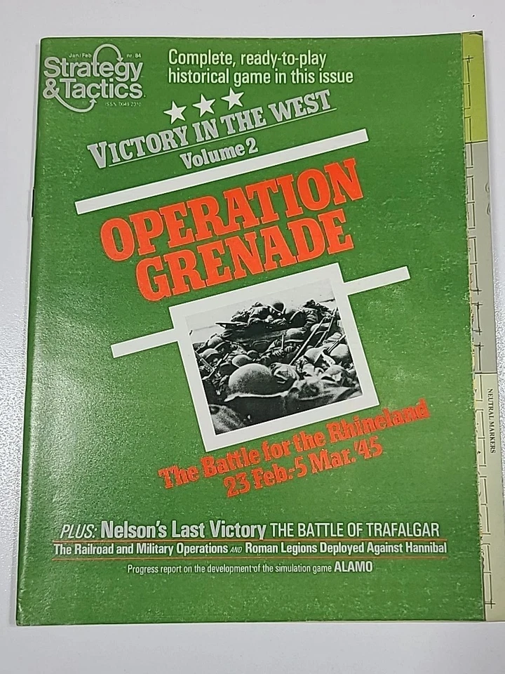 Strategy & Tactics #84 Victory in West V2: Operation Grenade COMPLETE UNPUNCHED - Image 1 of 4