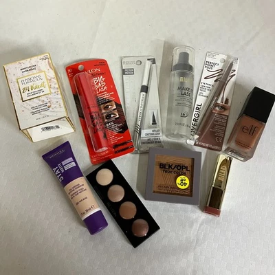 10-Piece Makeup Kit: Foundation, Mascara, Primer, Lipstick, Eyeliner & More - Image 1 of 3